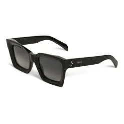 C\u00e9line Eyewear Céline - Square Sunglasses in Acetate with Polarized Lenses - Black - Sunglasses - Céline Eyewear - Avvenice