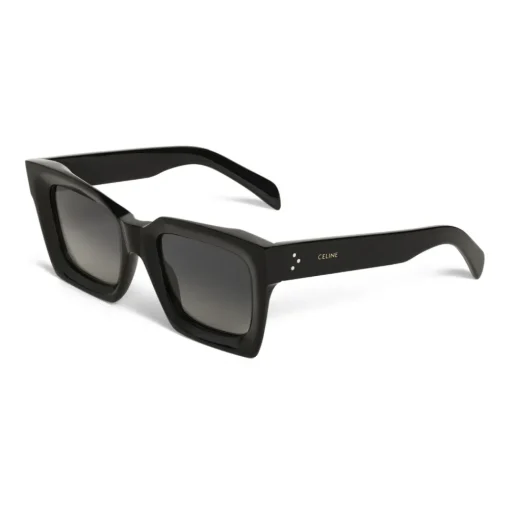 C\u00e9line Eyewear Céline - Square Sunglasses in Acetate with Polarized Lenses - Black - Sunglasses - Céline Eyewear - Avvenice