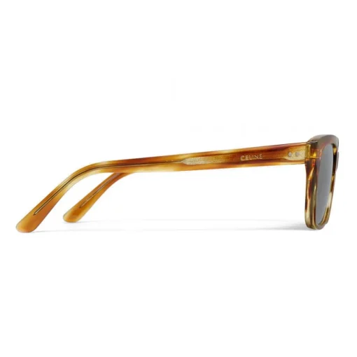 C\u00e9line Eyewear Céline - Square Sunglasses 04 in Acetate - Striped Havana - Sunglasses - Céline Eyewear - Avvenice