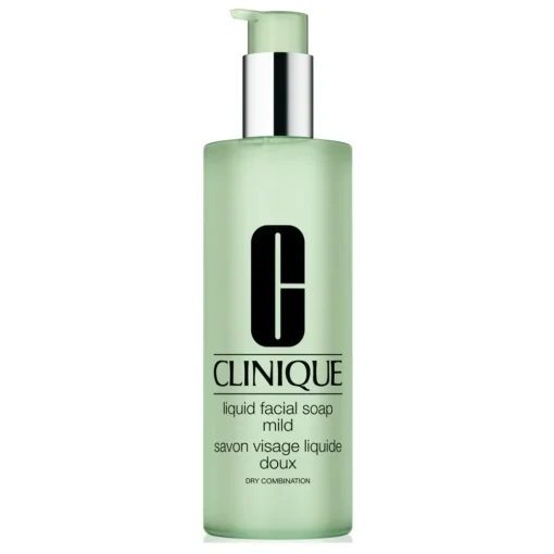Clinique - Liquid Facial Soap - Facial Cleanser - Dry Combination 400 ml - Luxury - Avvenice^ Natural Cosmetics