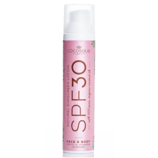 Cocosolis - Natural Sunscreen Lotion SPF 30 - Organic Sunscreen Lotion with SPF 30 - Face & Body - Professional Cosmetics - Avvenice