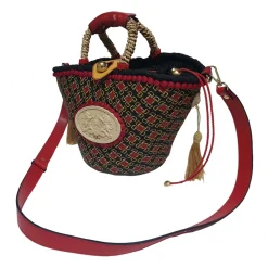Coffarte - Baby Araldic Coffa - Sicilian Artisan Handbag - Sicilian Coffa - Luxury High Quality Handicraft Bag - Avvenice^ Bags