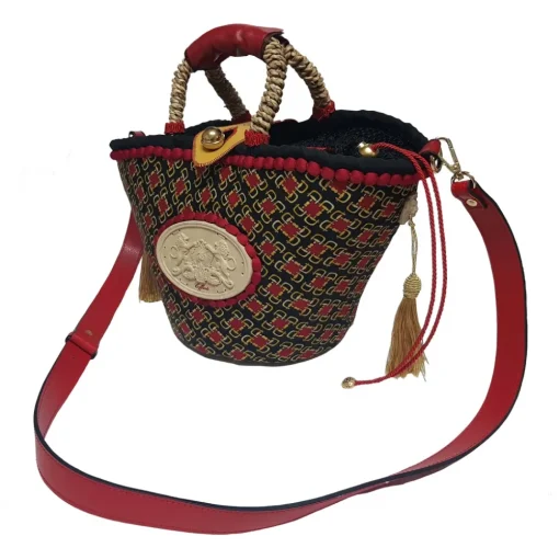 Coffarte - Baby Araldic Coffa - Sicilian Artisan Handbag - Sicilian Coffa - Luxury High Quality Handicraft Bag - Avvenice^ Bags