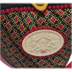 Coffarte - Baby Araldic Coffa - Sicilian Artisan Handbag - Sicilian Coffa - Luxury High Quality Handicraft Bag - Avvenice^ Bags