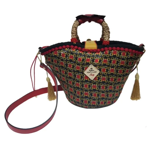 Coffarte - Baby Araldic Coffa - Sicilian Artisan Handbag - Sicilian Coffa - Luxury High Quality Handicraft Bag - Avvenice^ Bags