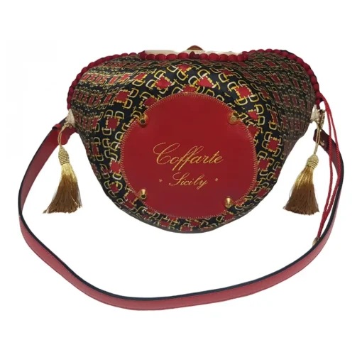 Coffarte - Baby Araldic Coffa - Sicilian Artisan Handbag - Sicilian Coffa - Luxury High Quality Handicraft Bag - Avvenice^ Bags