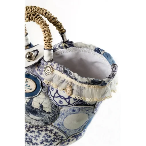 Coffarte - Baby Royal Copenaghen Coffa - Sicilian Artisan Handbag - Sicilian Coffa - Luxury High Quality Handicraft Bag - Avvenice^ Bags