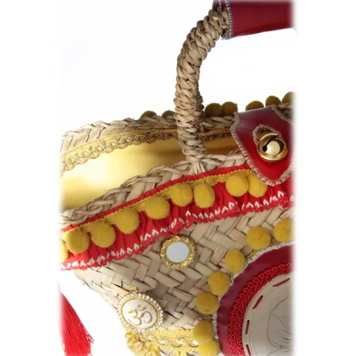 Coffarte - Medium Aisha Coffa - Sicilian Artisan Handbag - Sicilian Coffa - Luxury High Quality Handicraft Bag - Avvenice^ Bags