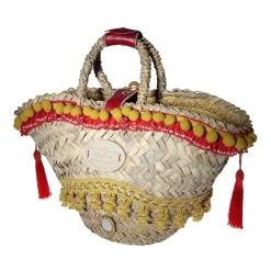 Coffarte - Medium Aisha Coffa - Sicilian Artisan Handbag - Sicilian Coffa - Luxury High Quality Handicraft Bag - Avvenice^ Bags