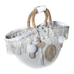 Coffarte - Medium Bridal Coffa - Sicilian Artisan Handbag - Sicilian Coffa - Luxury High Quality Handicraft Bag - Avvenice