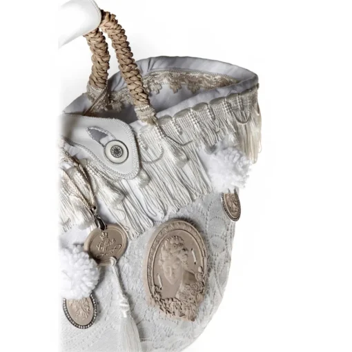 Coffarte - Medium Bridal Coffa - Sicilian Artisan Handbag - Sicilian Coffa - Luxury High Quality Handicraft Bag - Avvenice
