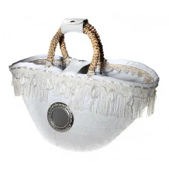 Coffarte - Medium Bridal Coffa - Sicilian Artisan Handbag - Sicilian Coffa - Luxury High Quality Handicraft Bag - Avvenice