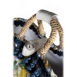 Coffarte - Medium Lemon Coffa - Sicilian Artisan Handbag - Sicilian Coffa - Luxury High Quality Handicraft Bag - Avvenice^ Bags
