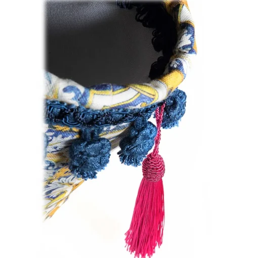 Coffarte - Medium Lemon Coffa - Sicilian Artisan Handbag - Sicilian Coffa - Luxury High Quality Handicraft Bag - Avvenice^ Bags