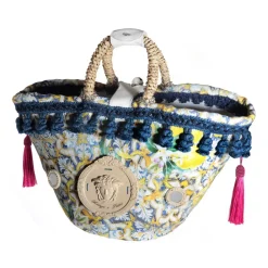 Coffarte - Medium Lemon Coffa - Sicilian Artisan Handbag - Sicilian Coffa - Luxury High Quality Handicraft Bag - Avvenice^ Bags