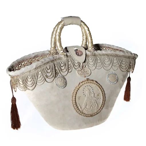 Coffarte - Medium Maria Regina Coffa - Sicilian Artisan Handbag - Sicilian Coffa - Luxury High Quality Handicraft Bag - Avvenice^ Bags