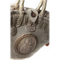 Coffarte - Medium Maria Regina Coffa - Sicilian Artisan Handbag - Sicilian Coffa - Luxury High Quality Handicraft Bag - Avvenice^ Bags