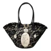 Coffarte - Medium Modern Woman Black Coffa - Sicilian Artisan Handbag - Sicilian Coffa - Luxury High Quality Handicraft Bag - Avvenice^ Bags