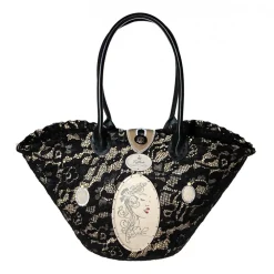 Coffarte - Medium Modern Woman Black Coffa - Sicilian Artisan Handbag - Sicilian Coffa - Luxury High Quality Handicraft Bag - Avvenice^ Bags