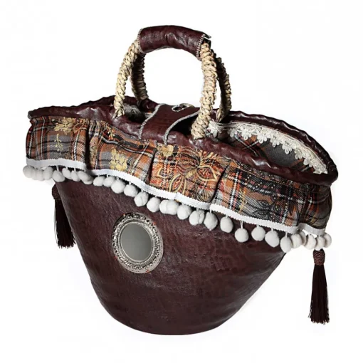 Coffarte - Medium Queen Coffa - Sicilian Artisan Handbag - Sicilian Coffa - Luxury High Quality Handicraft Bag - Avvenice^ Bags