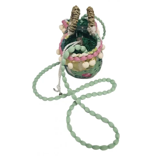 Coffarte - Pochette Donna Prickly Pear - Jewelry - Sicilian Artisan Handbag - Luxury High Quality Handicraft Bag - Avvenice