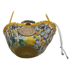 Coffarte - Pochette Sun Coffa - Jewelry - Sicilian Artisan Handbag - Sicilian Coffa - Luxury High Quality Handicraft Bag - Avvenice^ Bags