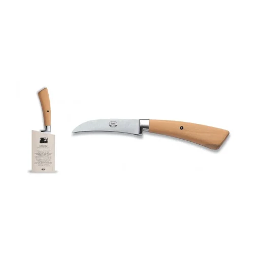 Coltellerie Berti - 1895 - Curved Paring Knife Set - N. 9246 - Exclusive Artisan Knives - Handmade in Italy - Avvenice