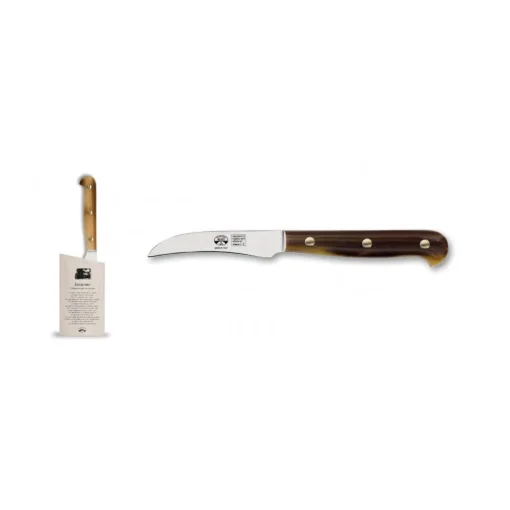 Coltellerie Berti - 1895 - Peeling Knife Set - N. 93516 - Exclusive Artisan Knives - Handmade in Italy - Avvenice