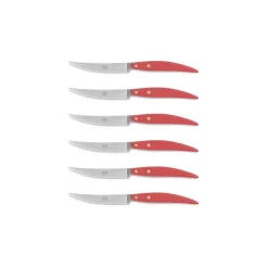 Coltellerie Berti - 1895 - Polychrome 6 Table Knives - N. 8054 - Exclusive Artisan Knives - Handmade in Italy - Avvenice^ Kitchen & Dining