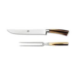 Coltellerie Berti - 1895 - Roast Knives Kit - N. 2745 - Exclusive Artisan Knives - Handmade in Italy - Avvenice^ Kitchen & Dining
