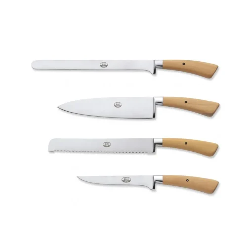 Coltellerie Berti - 1895 - Set of Four Kitchen Knives - N. 330 - Exclusive Artisan Knives - Handmade in Italy - Avvenice^ Kitchen & Dining