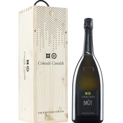 Contadi Castaldi - Franciacorta D.O.C.G. Brut - Jeoboam - Wood Box - Chardonnay - Luxury Limited Edition - 3 l - Avvenice