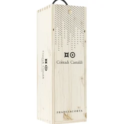 Contadi Castaldi - Franciacorta D.O.C.G. Pinònero Natura - Magnum - Wood Box - Pinot Noir - Luxury Limited Edition - 1,5 l - Avvenice^ Wines