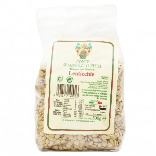 Conte Spagnoletti Zeuli - Lentils - Apulia Italy - Avvenice^ Pasta & Cereals