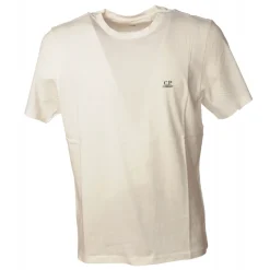 C.P. Company - Basic T-Shirt With Writing  - White - T-Shirt - Luxury Exclusive Collection - Avvenice^ T-shirt