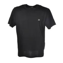C.P. Company - Basic T-Shirt with Small Writing - Black - Luxury Exclusive Collection - Avvenice^ T-shirt