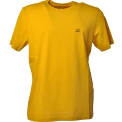 C.P. Company - Basic T-Shirt With Writing  - Yellow - T-Shirt - Luxury Exclusive Collection - Avvenice^ T-shirt