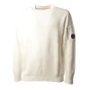 C.P. Company - Chenille Crewneck Pullover - White - Sweater - Luxury Exclusive Collection - Avvenice