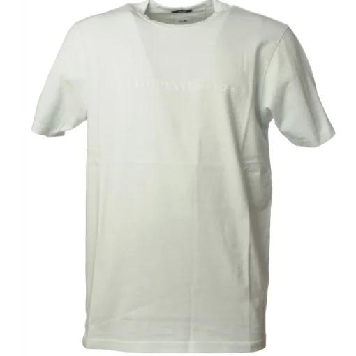 C.P. Company - Cotton T-Shirt with Print - Light Blue - T-Shirt - Luxury Exclusive Collection - Avvenice^ T-shirt