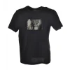 C.P. Company - Crewneck T-Shirt with Central Print - Black - Luxury Exclusive Collection - Avvenice^ T-shirt