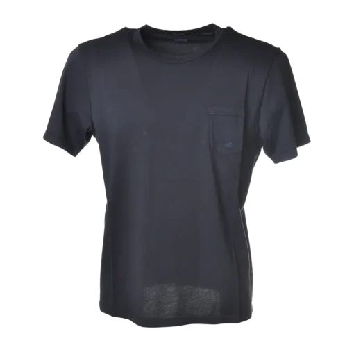 C.P. Company - Crewneck T-Shirt with Maxi Pocket - White - Luxury Exclusive Collection - Avvenice^ T-shirt
