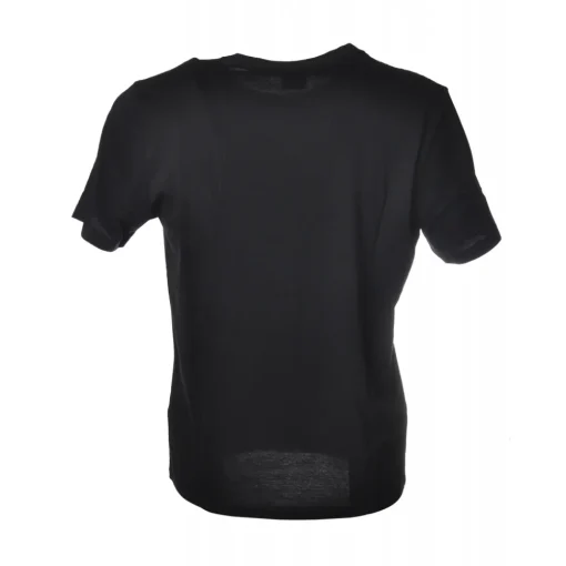 C.P. Company - Crewneck T-Shirt with Central Print - Black - Luxury Exclusive Collection - Avvenice^ T-shirt