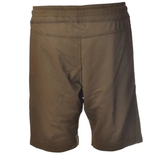 C.P. Company - Fleece Bermuda With Elastic Waistband - Brown - Trousers - Luxury Exclusive Collection - Avvenice^ Trousers