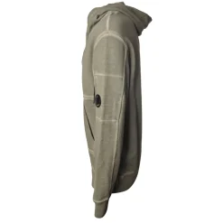 C.P. Company - Hooded Sweatshirt - Military Green - Luxury Exclusive Collection - Avvenice