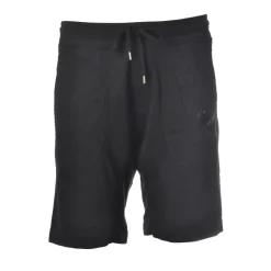 C.P. Company - Jogging Effect Bermuda Shorts with Elastic Waist - Black - Trousers - Luxury Exclusive Collection - Avvenice^ Trousers