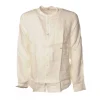 C.P. Company - Mandarin Collar Shirt - White - Luxury Exclusive Collection - Avvenice^ Shirts