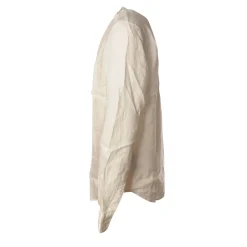 C.P. Company - Mandarin Collar Shirt - White - Luxury Exclusive Collection - Avvenice^ Shirts