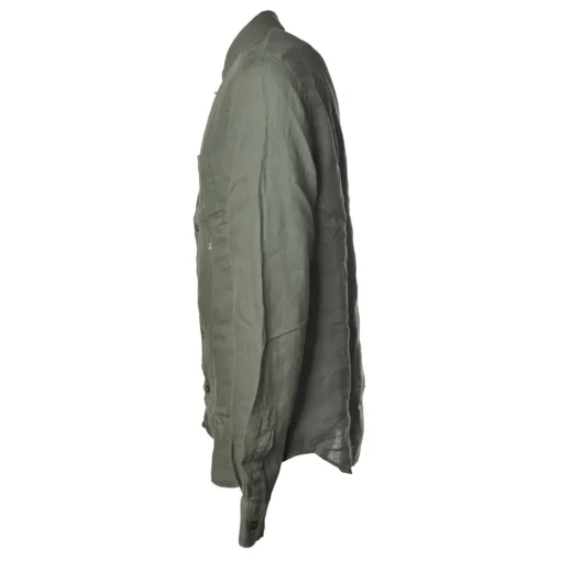 C.P. Company - Mandarin Collar Shirt - Green - Luxury Exclusive Collection - Avvenice^ Shirts