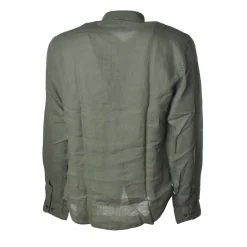C.P. Company - Mandarin Collar Shirt - Green - Luxury Exclusive Collection - Avvenice^ Shirts