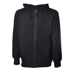 C.P. Company - Open Hoodie - Blue - Luxury Exclusive Collection - Avvenice^ Sweatshirts
